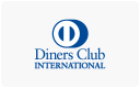 Diners Club cards accepted here